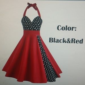 Black/Red Dress